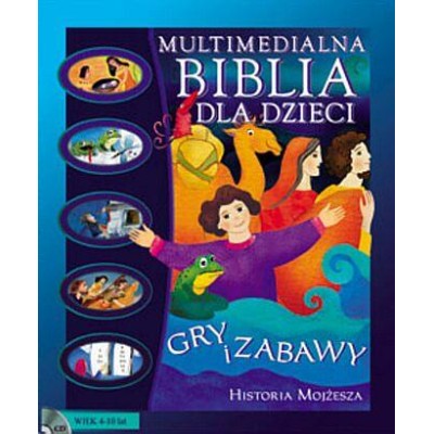 HISTORIA MOJŻESZA - MULTIMEDIALNA BIBLIA DLA DZIECI - 9519