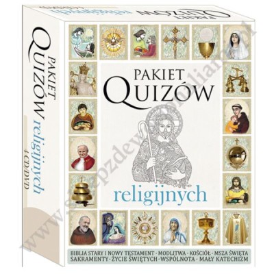 PAKIET QUIZÓW RELIGIJNYCH - 4 x CD/DVD