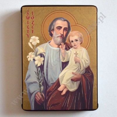 ŚWIĘTY JÓZEF - ikona 11.9 x 16.8 cm - 9832