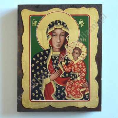 MATKA BOŻA CZĘSTOCHOWSKA - ikona 15 x 19 cm - 4346