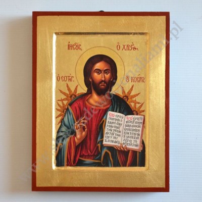PAN JEZUS PANTOKRATOR - ikona 18 x 23.5 cm - 60994