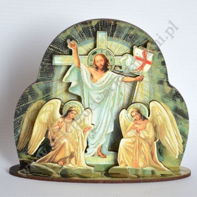 PAN JEZUS ZMARTWYCHWSTAŁY - statuetka 13 x 12 cm - 66326