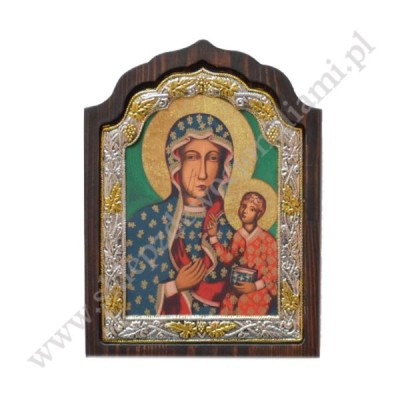 MATKA BOŻA CZĘSTOCHOWSKA - ikonka 13 x 17.5 cm - 51098
