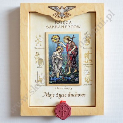 KSIĘGA SAKRAMENTÓW - pamiątka sakramentów - 90629